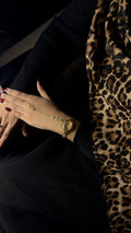 Eliyana Oval Gold + Solitaire Stone Handchain Combo