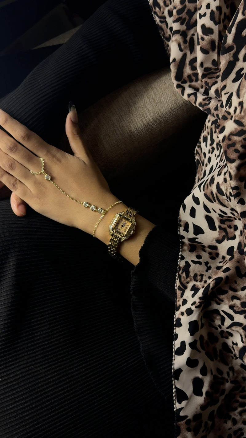 Eliyana Goldo + Solitaire Stone Handchain Combo