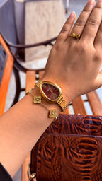 Maroon snakehead + Clover Bracelet (Free)+ Mystery Ring (Free)