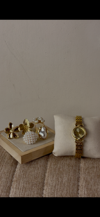 Gogoey round gold Watch + ring set free