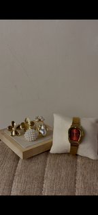 Gogey red loaf Watch + ring set free
