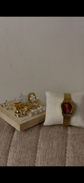 Gogey red loaf Watch + ring set free