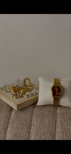Gogey red loaf Watch + ring set free