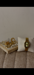 Gogoey gold loaf Watch + ring set free