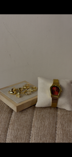 Gogey red loaf Watch + ring set free