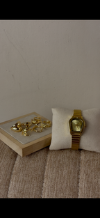 Gogoey gold loaf Watch + ring set free
