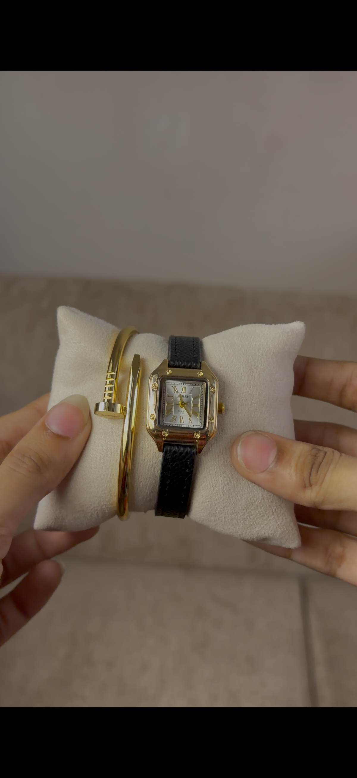 Watch + cartier nail bracelet  free