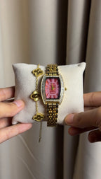 Grealy Maroon + Clover Bracelet (Free)+ Mystery Ring(Free)