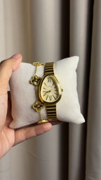 Golden snakehead + Clover Bracelet (Free)+ Mystery Ring (Free)