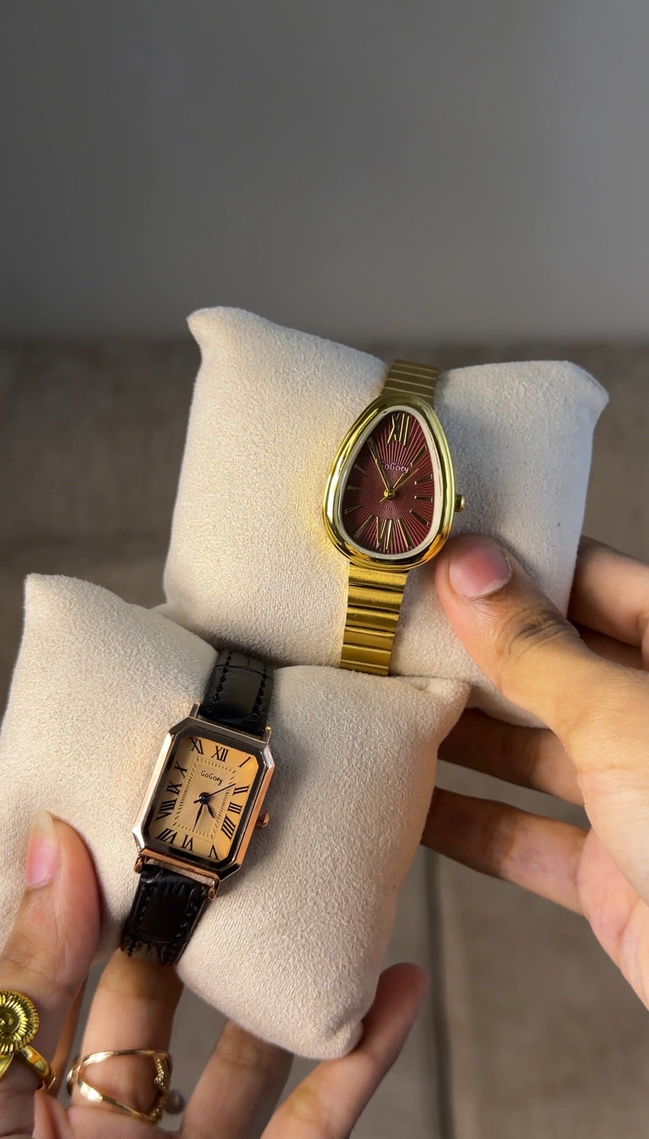 Maroon snakehead + Clover Bracelet (Free)+ Mystery Ring (Free)