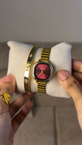 Naidu  red dial + Cartier Love Bracelet (Free)
