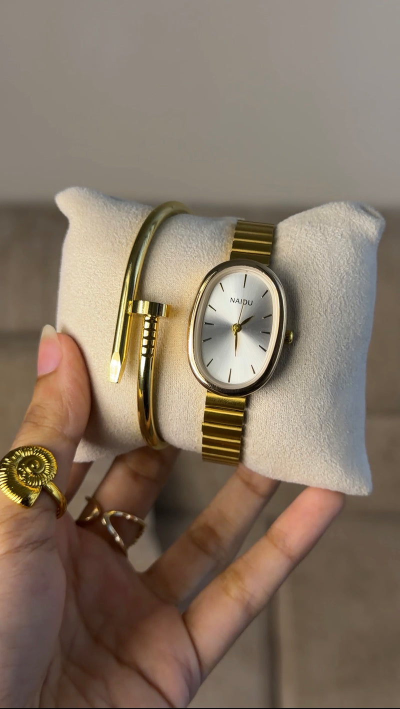 Naidu oval + Clover Bracelet (Free)+ Mystery Ring (Free)