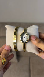 Naidu cuff Watch + Get 1 Cartier belt watch (70% off)