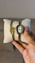 Naidu cuff Watch + Cartier Nail Bracelet (Free)