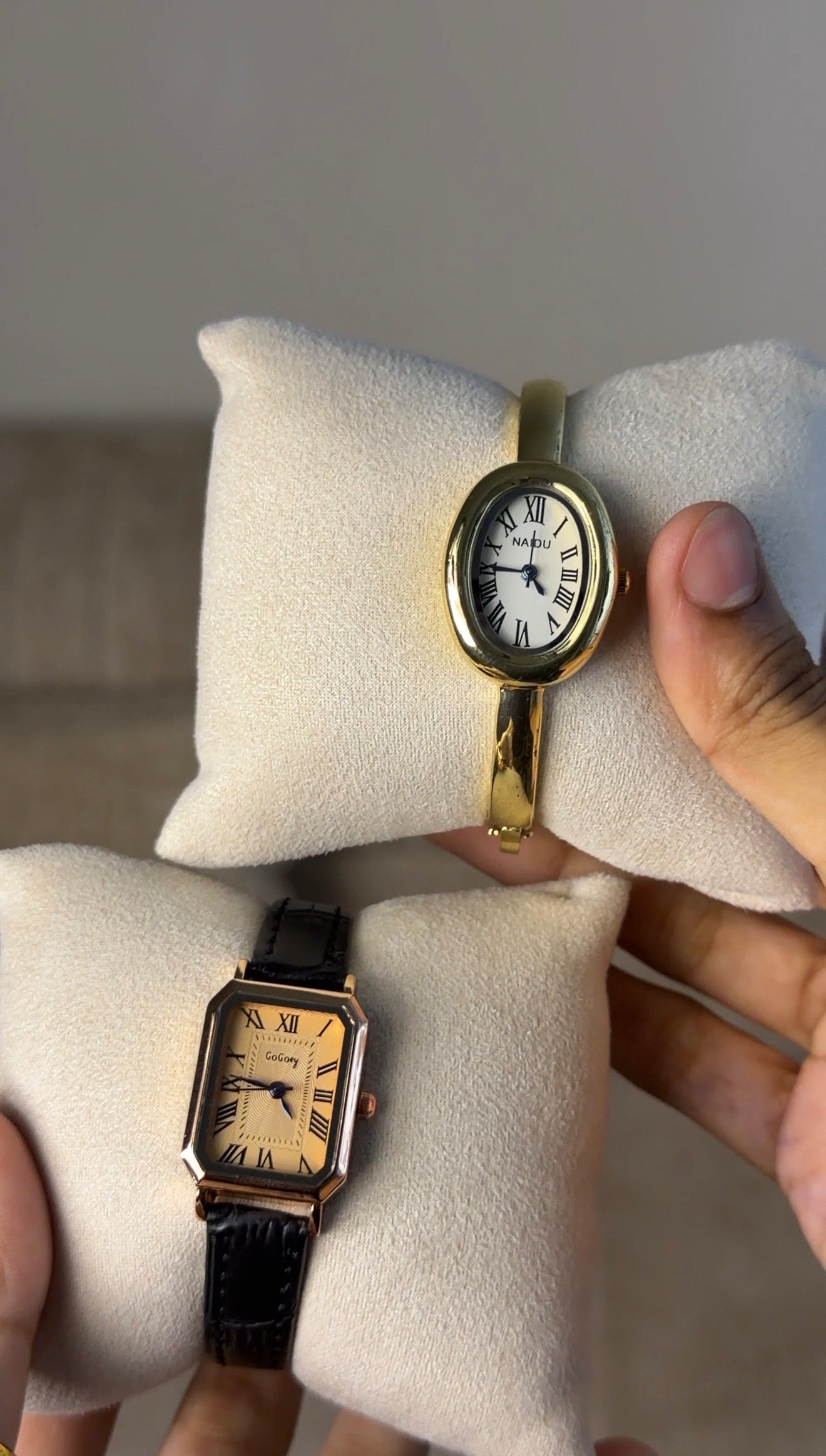 Naidu cuff watch + Clover Bracelet (Free)+ Mystery Ring (Free)