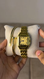 QURTZ Gold + Get 1 Cartier belt watch (70% off)