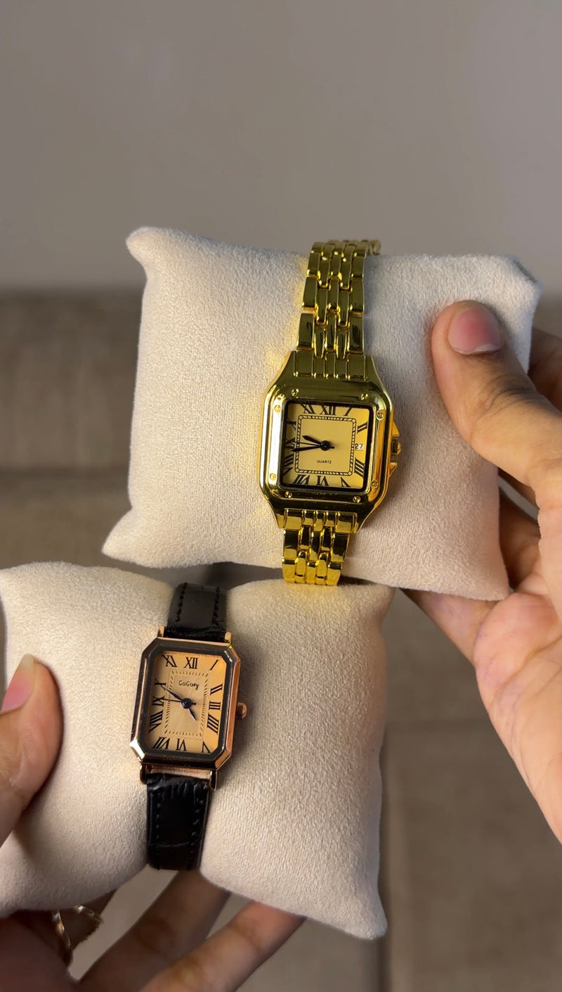 QURTZ Gold + Get 1 Cartier belt watch (70% off)