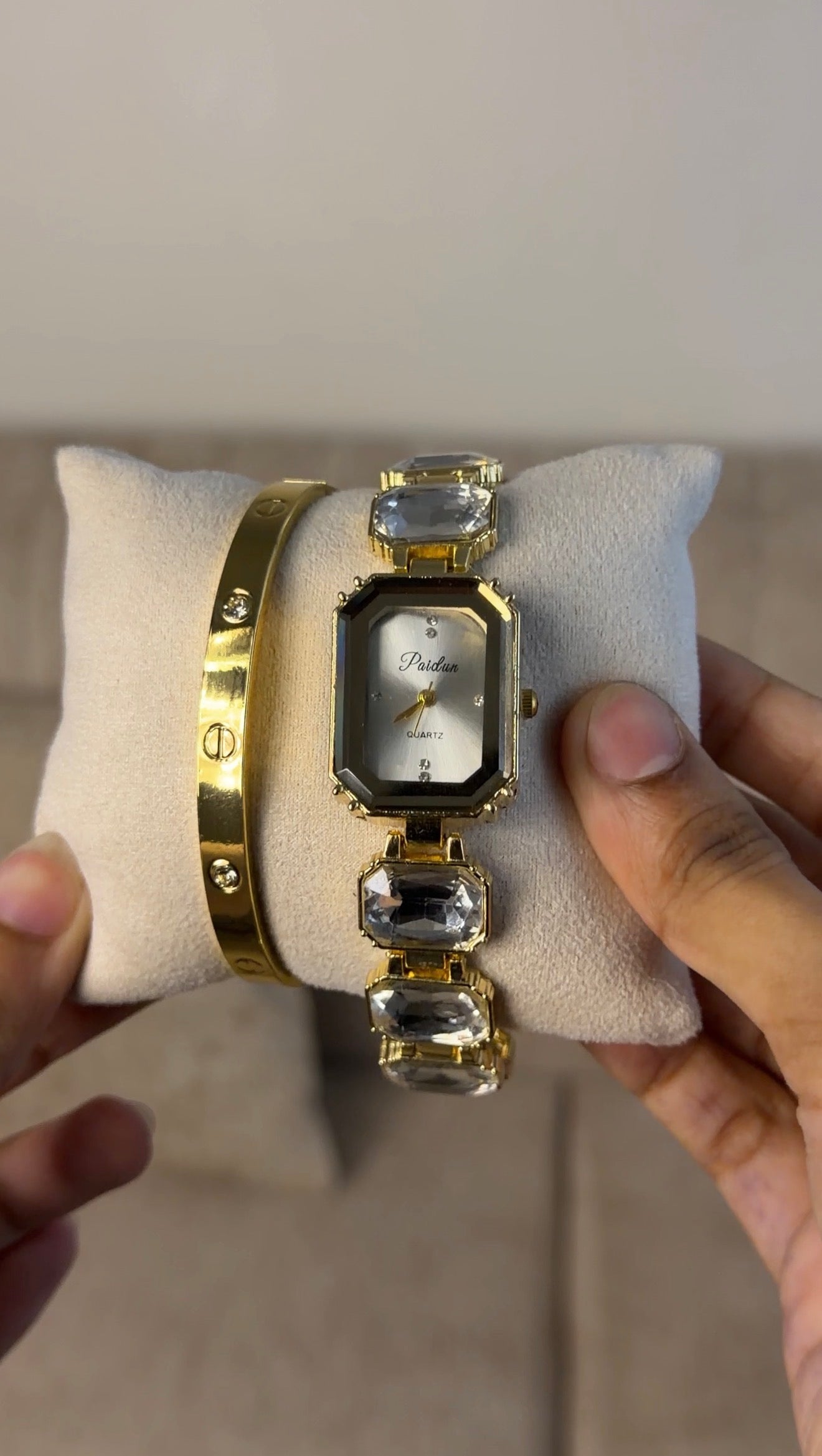 Emerald Cut + Clover Bracelet (Free)+ Mystery Ring(Free)