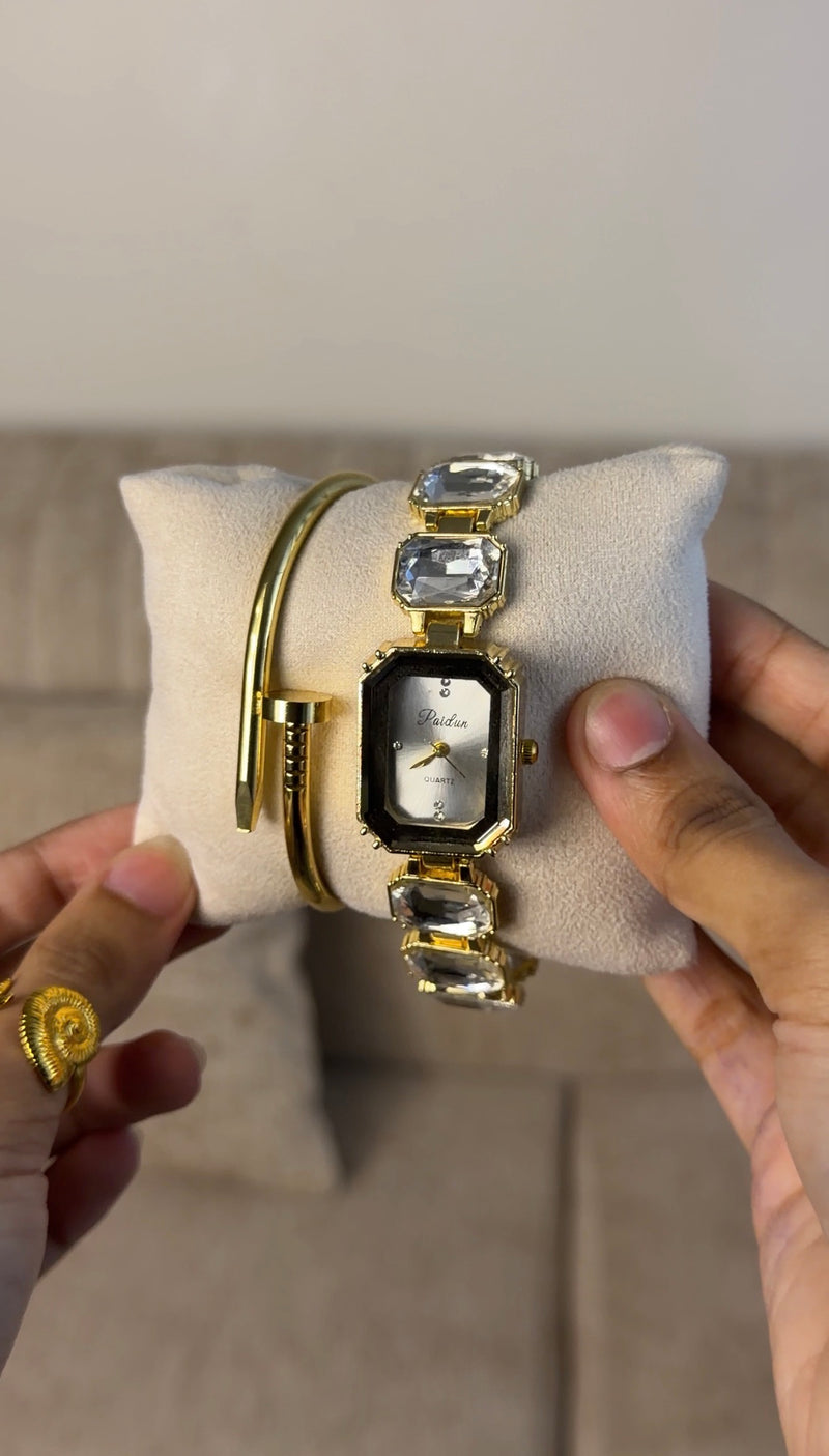 Emerald Cut+ Get 1 Cartier belt watch (70% off)