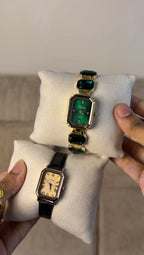 Green Emerald Cut + Get 1 Watch (70% Off)