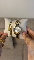 Vintage ✨ Golden + Clover Bracelet (Free)+ Mystery Ring(Free)
