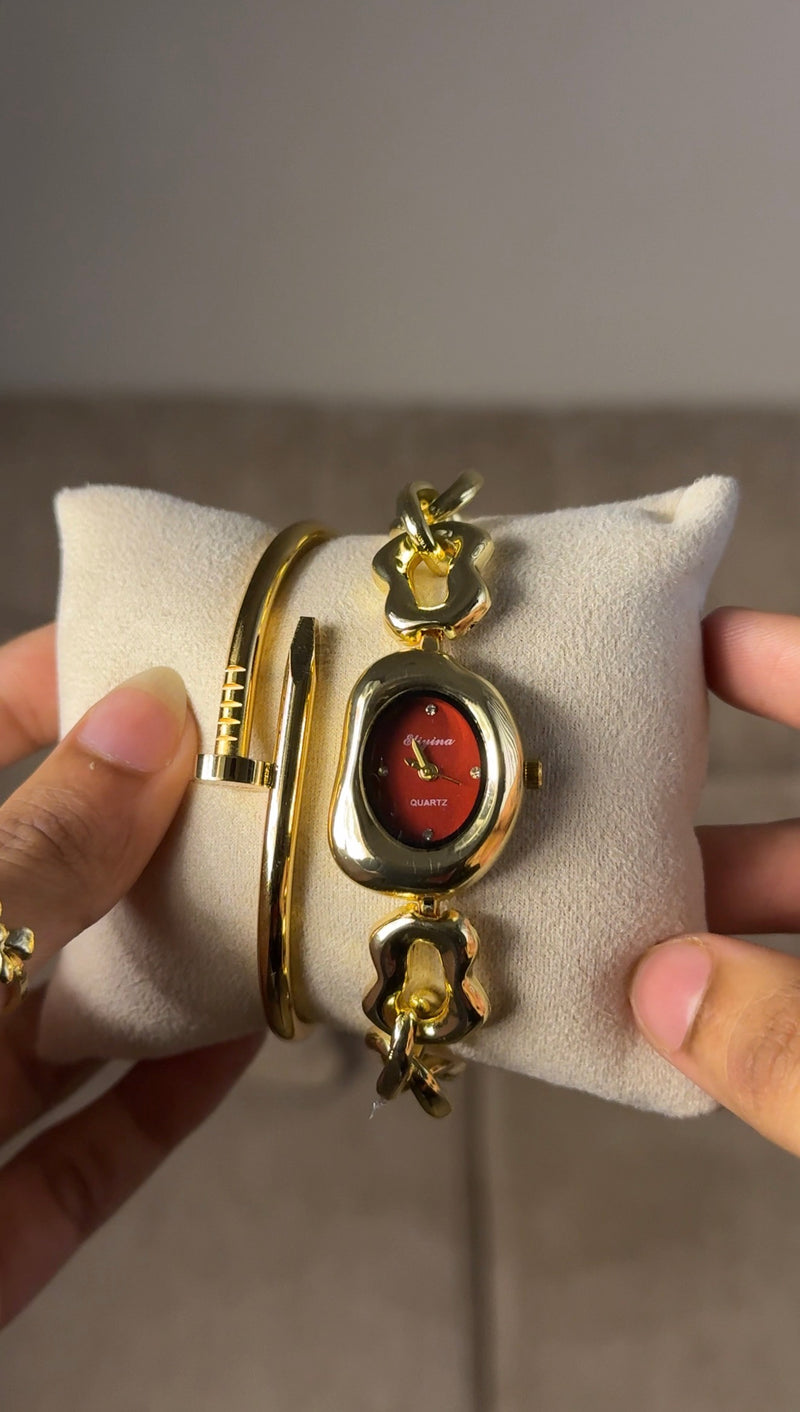 Eliyina Bean Maroon + Cartier Love Bracelet (Free)