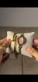 Eliyina Pink oval + Cartier Love Bracelet (Free)