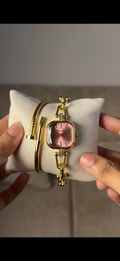 Eliyina Sqaure Full Dial Majenda +Cartier Nail Bracelet (Free)