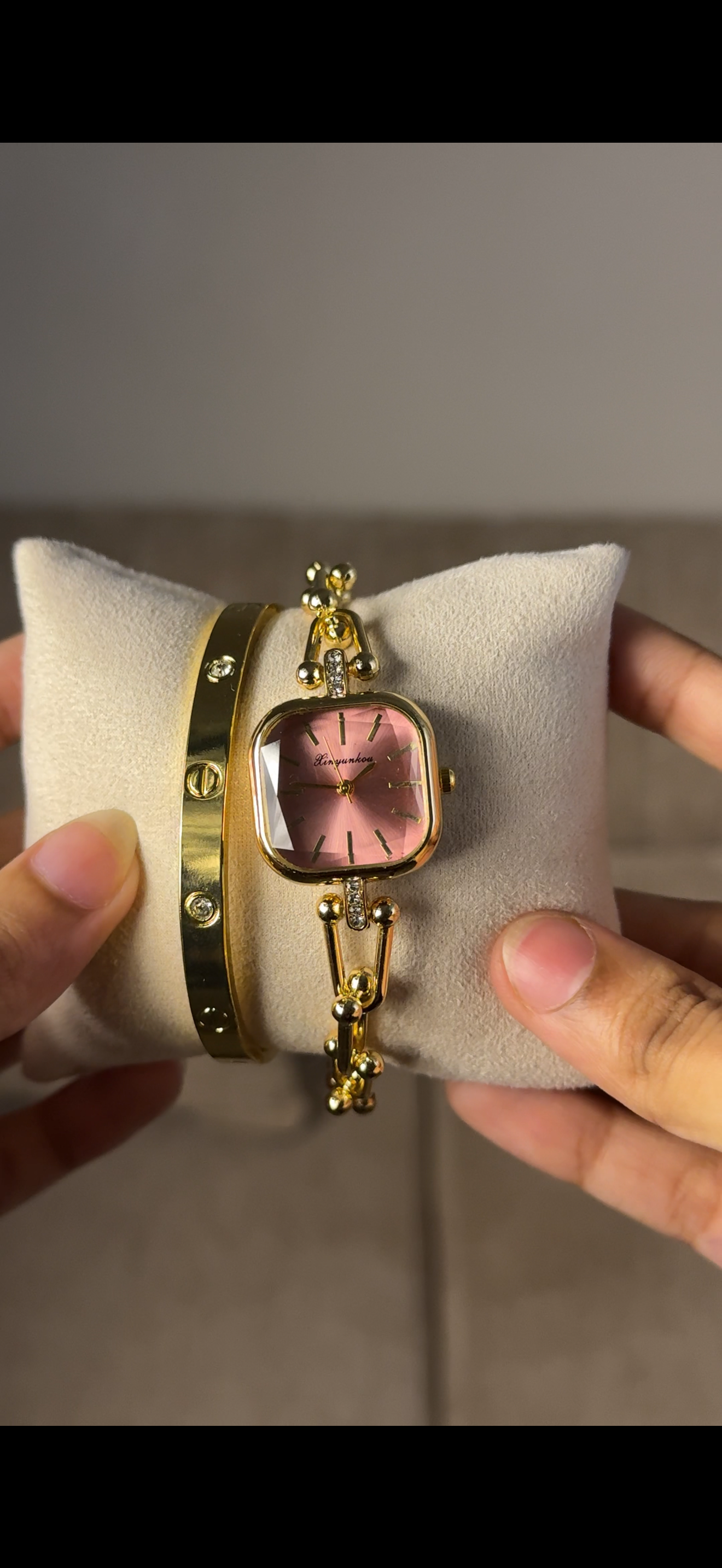 Eliyina Sqaure Full Dial Majenda + Clover Bracelet (Free) + Mystery Ring (Free)