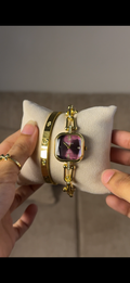 Eliyina Sqaure Half Purple + Cartier Love Bracelet (Free)