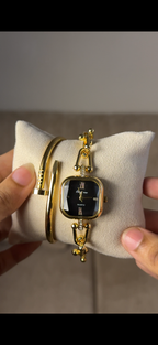 Eliyina Sqaure Half Black + Cartier Love Bracelet (Free)