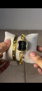 Eliyina Sqaure Half Black + Cartier Love Bracelet (Free)