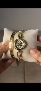 Eliyina Circle Tiger + Clover Bracelet (Free) + Mystery Ring (Free)