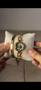 Eliyina Circle Tiger + Clover Bracelet (Free) + Mystery Ring (Free)