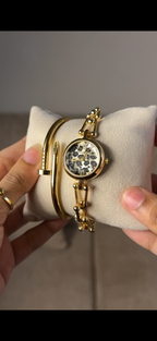 Eliyina Circle Tiger + Clover Bracelet (Free) + Mystery Ring (Free)