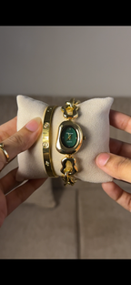 Eliyina Bean Emerald + Clover Bracelet (Free) + Mystery Ring (Free)