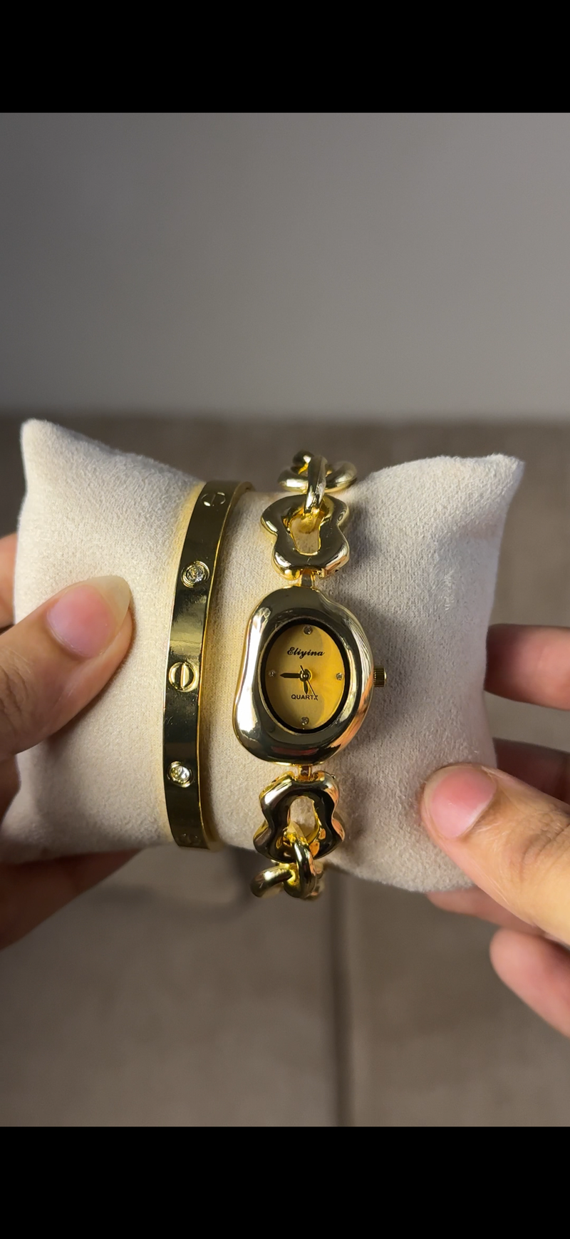 Eliyina Bean Golden + Cartier Love Bracelet (Free)