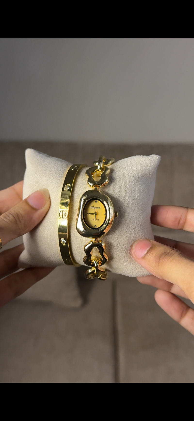 Eliyina Bean Golden + Cartier Love Bracelet (Free)