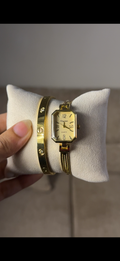 Eliyina Retangular Golden + Cartier Love Bracelet (Free)