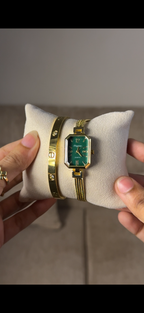 Eliyina Retangular Emrald + Cartier Love Bracelet (Free)