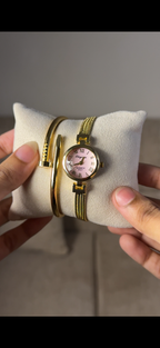 Eliyina Circle White + Clover Bracelet (Free) + Mystery Ring (Free)