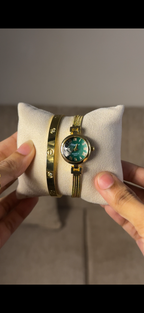 Eliyina Circle Emerald + Cartier Love Bracelet (Free)