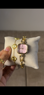 Eliyina Sqaure Half Baby Pink + Cartier Love Bracelet (Free)
