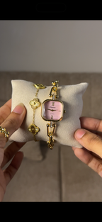 Eliyina Sqaure Half Baby Pink + Cartier Love Bracelet (Free)