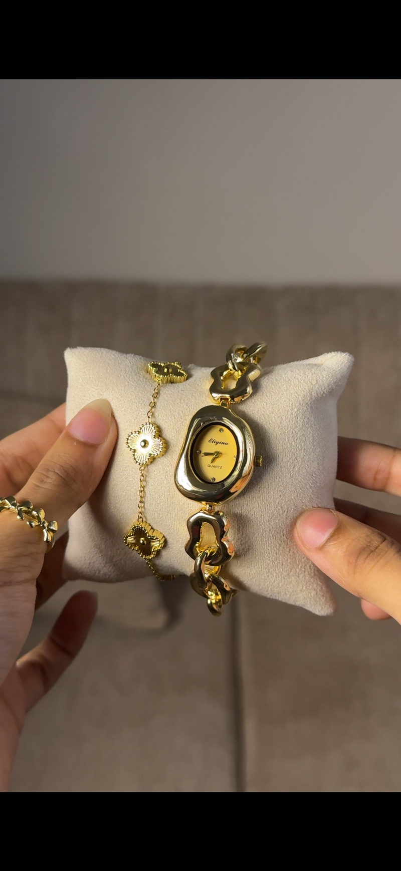 Eliyina Bean Golden + Cartier Love Bracelet (Free)