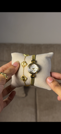 Eliyina Circle White + Clover Bracelet (Free) + Mystery Ring (Free)