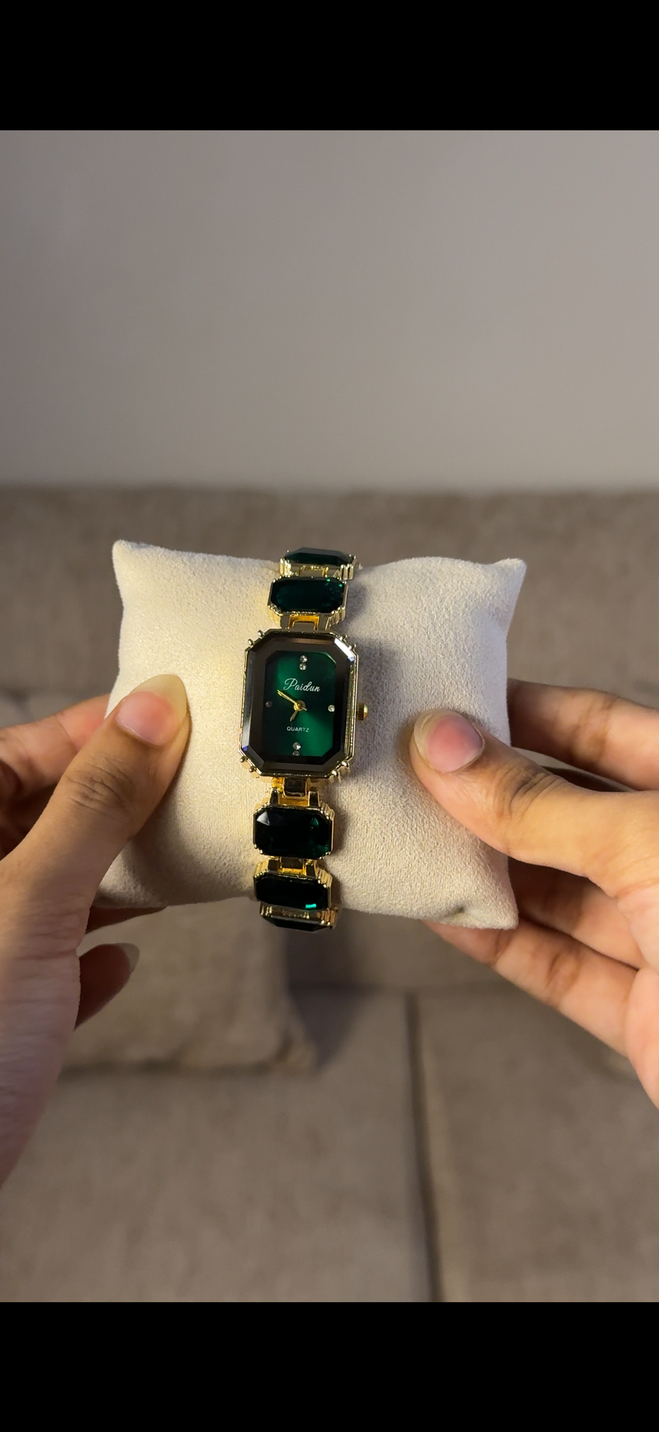 Green Emerald Cut + Get