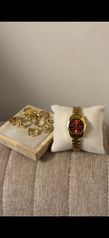 Gogey Queno Maroon+ 8 pieces Ring set (Free)