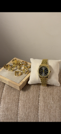Sousou Black dial +8 pieces Ring set (Free)