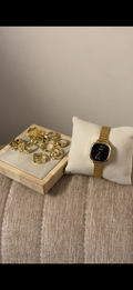 Naidu black square + 8 pieces Ring set (Free)